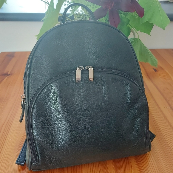 Genuine leather 90s mini backpack - Picture 1 of 4